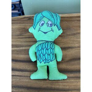 Vintage Jolly Green Giant LITTLE SPROUT Plush Advertising 12" Cloth Doll